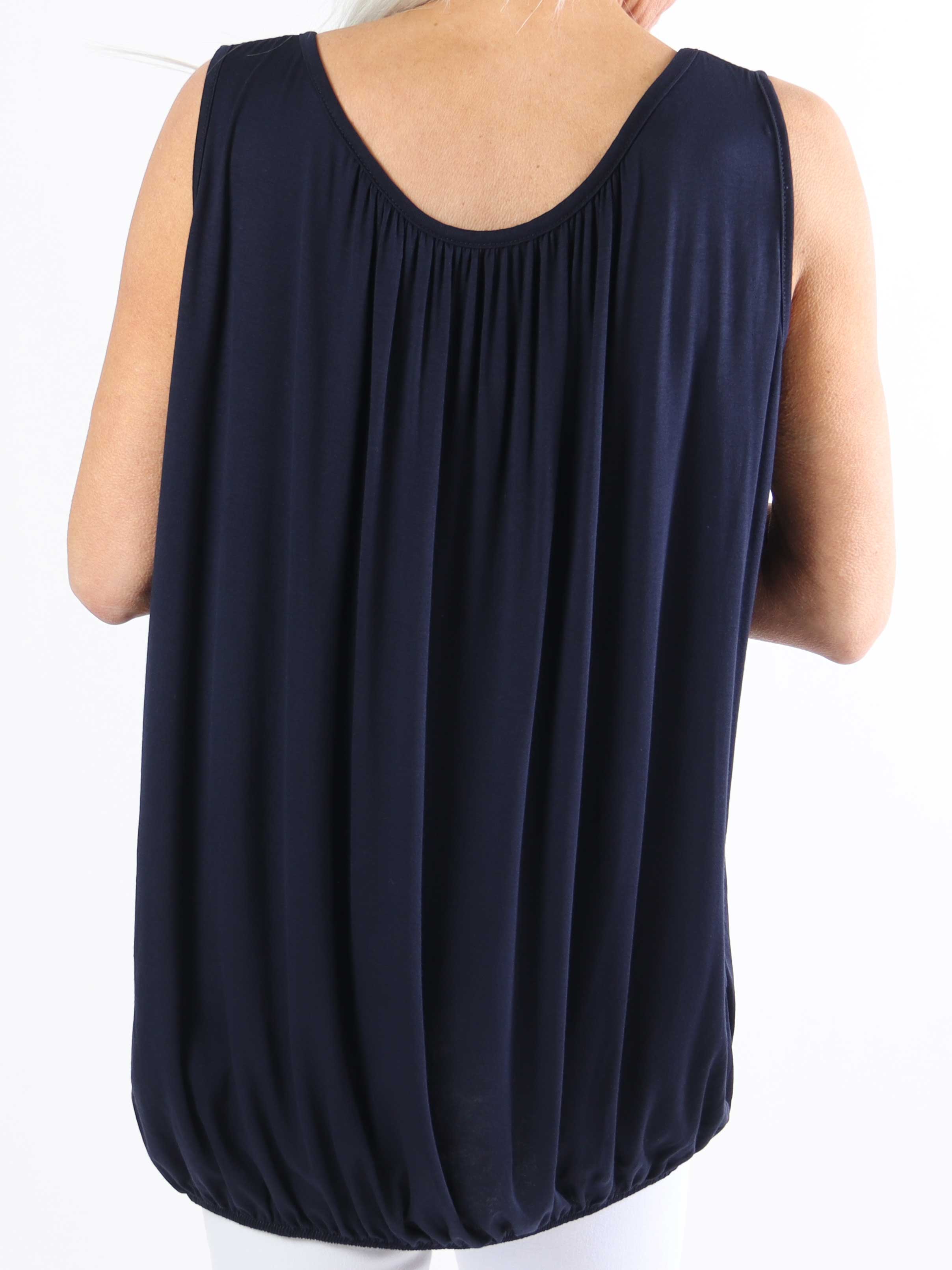 Miracle top - Basis top i plus size med elastik forneden (bestseller)